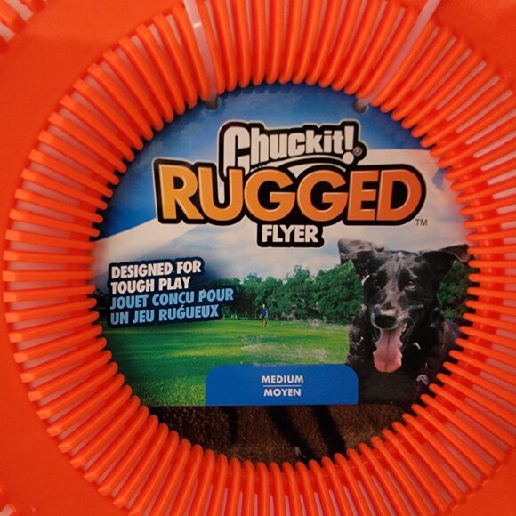 Chuckit Dog Rugged Flyer Rough Play med ea. Various colors.. - Picture 2 of 4